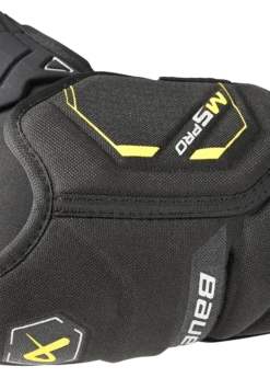 Bauer Supreme M5 Pro Intermediate Elbow Pads -Hockey Equipment Store 1061874 BTH23 PROTECTIVE ELBOW SUPREME M5PRO SR bicep detail