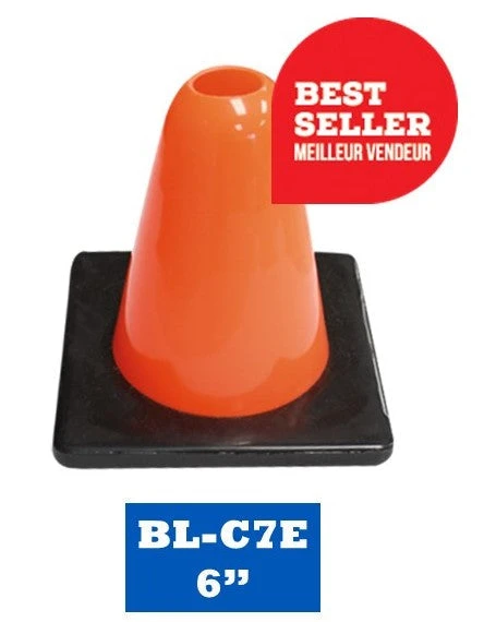 Blue Sports Weighted Cone 6" 3 Blue Sports Weighted Cone 6"