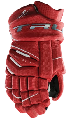 True Hockey True Catalyst 7X Junior Hockey Gloves -Hockey Equipment Store CT7xGlove Red