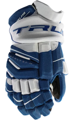 True Hockey True Catalyst 7X Junior Hockey Gloves -Hockey Equipment Store CT7xGlove Royal White