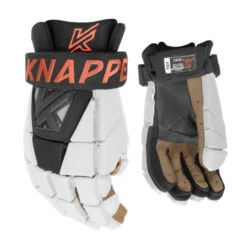 Knapper AK5 Ball Hockey Gloves 19 Knapper AK5 Ball Hockey Gloves -Hockey Equipment Store Knapper Gants AK5 blanc noir corail 600x600 1