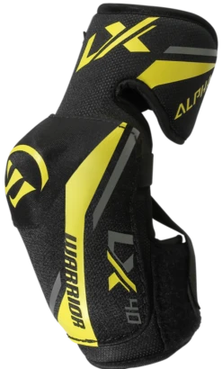 Warrior Alpha LX 40 Junior Elbow Pads -Hockey Equipment Store lx40epsr1bk war 01 i